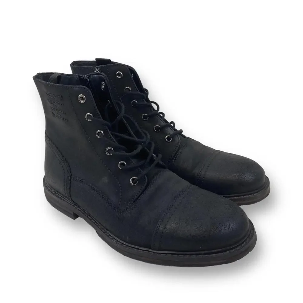 Clarks Black Leather Men's Boots - Picture 2 of 9